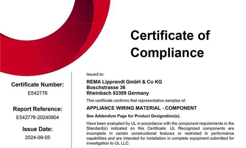 Aus unserem REMAFlex wird mit UL-Zertifizierung das neue REMAFlex PRO