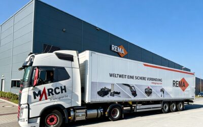 🚛 Ab sofort ist ein für die REMA Gruppe gebrandeter Lkw deutschlandweit im Einsatz.